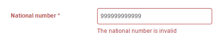 Sending error