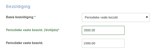 bezoldiging 
